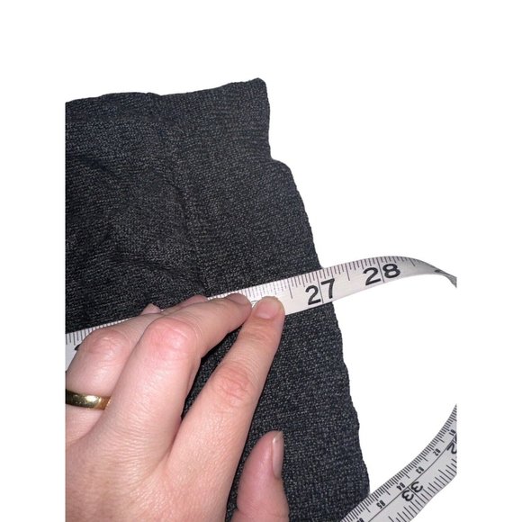 Calvin Klein Italian Merino Wool V Neck Sweater Mens Sz XL Dark Gray - Picture 6 of 6